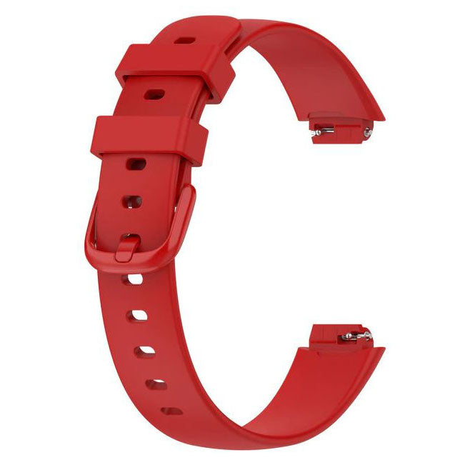 red smooth silicone strap Fitbit Inspire 3

