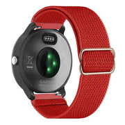 red breathable samsung galaxy watch 6 nylon strap
