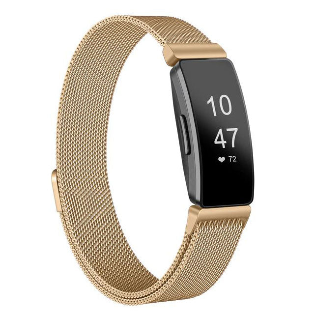 Rose gold fitbit ace 3 steel strap magnetic clasp
