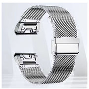silver garmin foreunner 935 steel mesh strap

