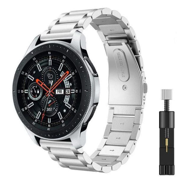 silver elegant-samsung-galaxy-watch-46mm-steel-strap

