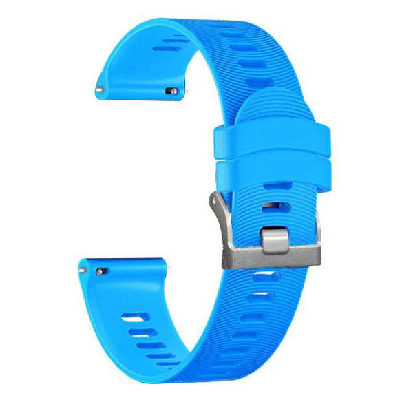 sky blue grooved strap for garmin d2 air
