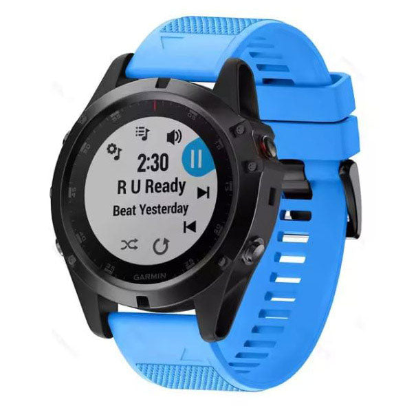sky blue garmin marq adventurer strap silicone replacement
