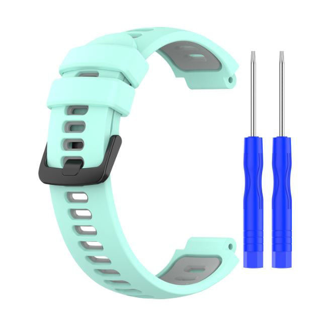 teal grey replacement strap for garmin forerunner 230
