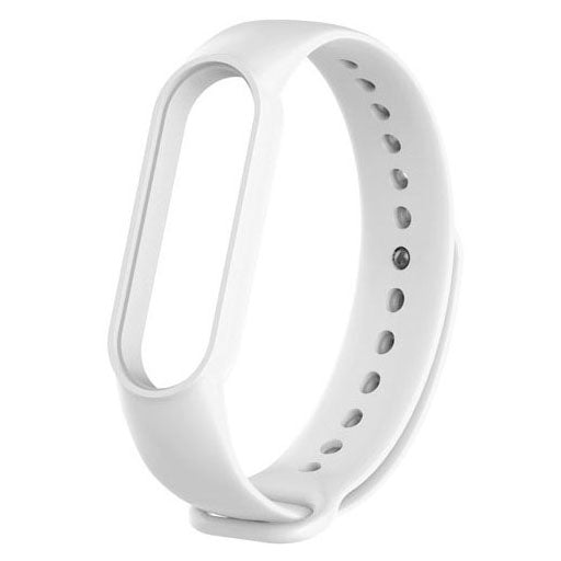 white soft silicone strap for amazfit band 5
