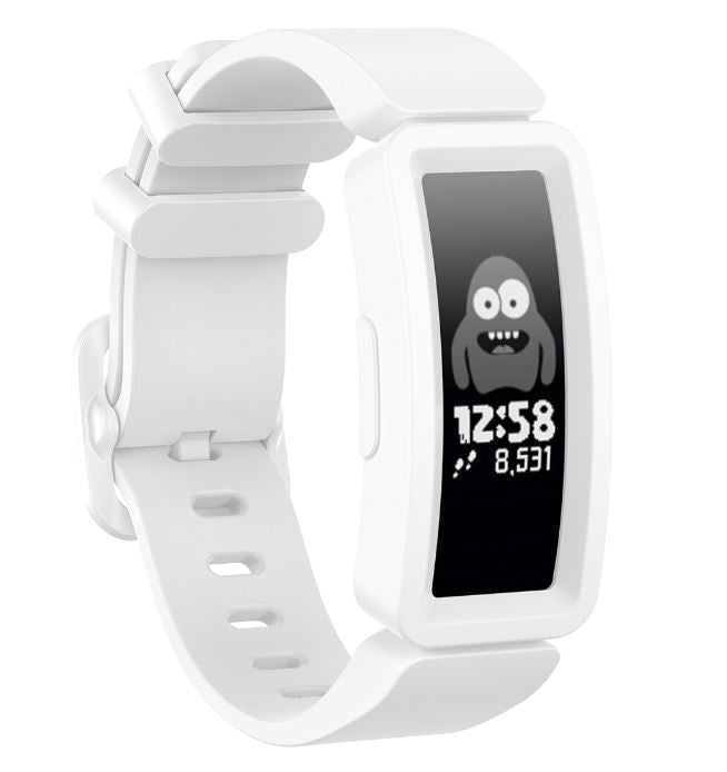 kids fitbit ace 2 strap silicone white
