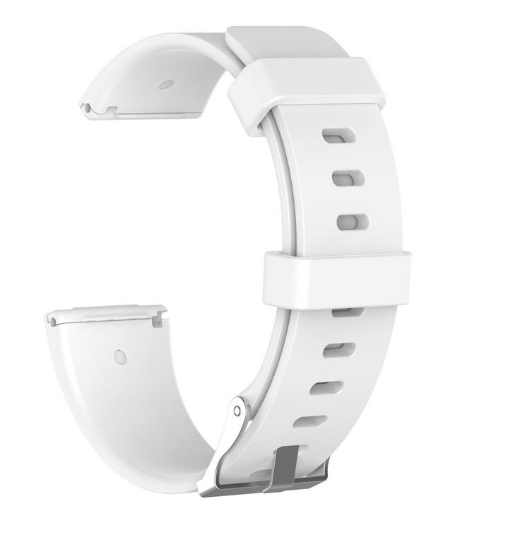 white silicone band for fitbit versa
