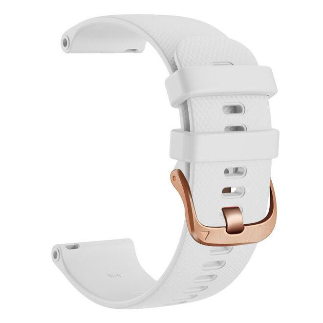 white strap for garmin vivoactive 5 silicone
