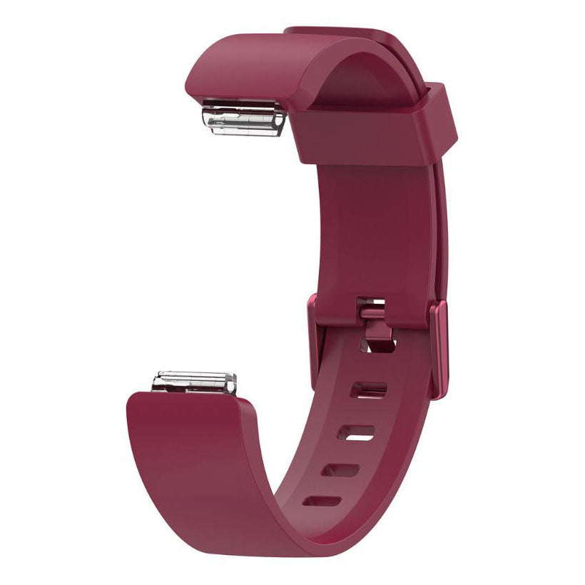 wine red secure strap for fitbit ace 3 buckle
