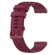 wine red luxury silicone garmin vivomove 3s strap
