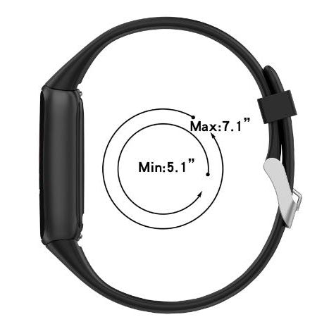 soft silicone fitbit luxe strap
