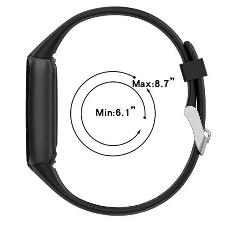 minimalist fitbit luxe strap design
