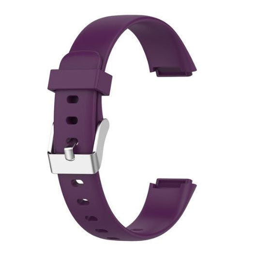 elegant silicone fitbit luxe replacement deep purple

