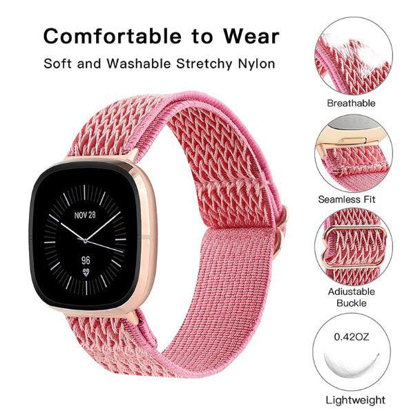 fitbit versa 3 strap breathable material


