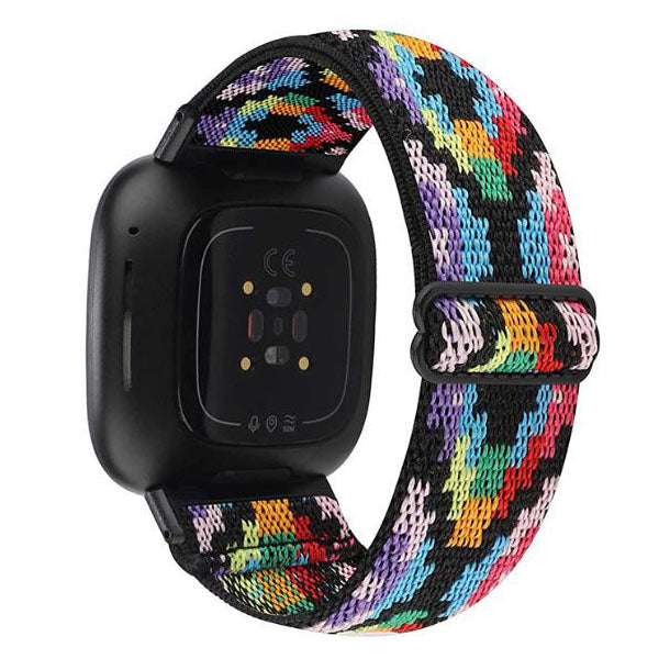 08 fitbit versa 3 retro nylon watch band
