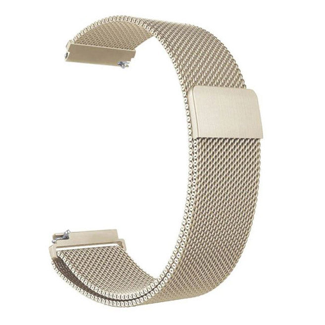 vintage gold stainless strap for fitbit versa 3 watch